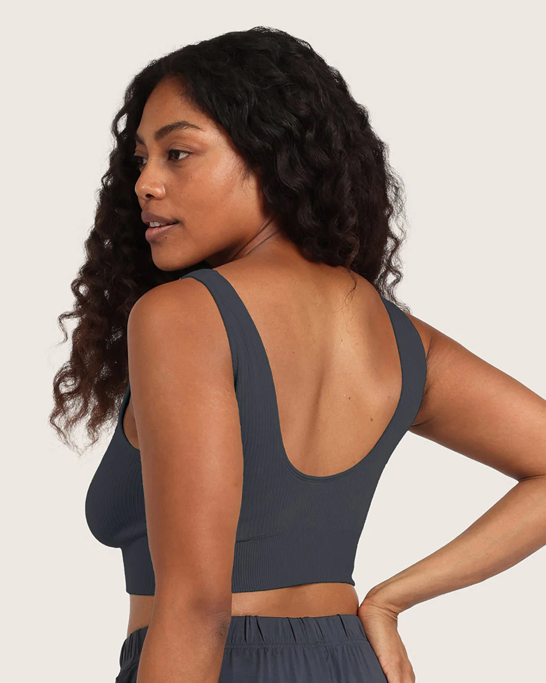 Ribbed Seamfree Crop-Storm - Image 8