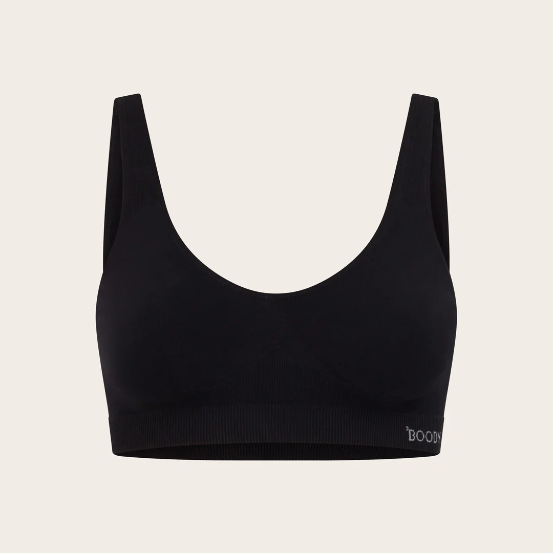 Seamfree Crop Bra - Black - Image 17