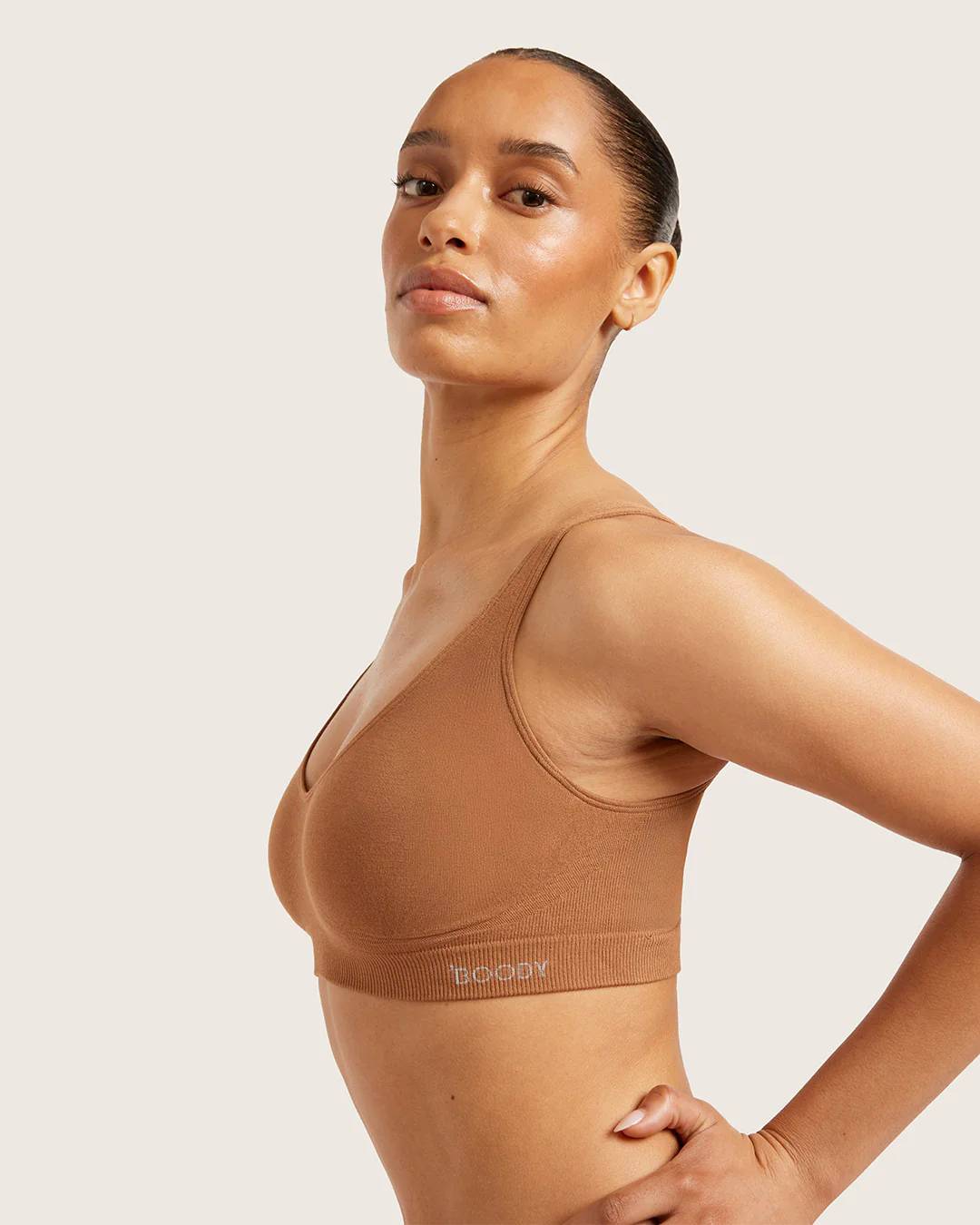 Seamfree Crop Bra - Maple - Image 4