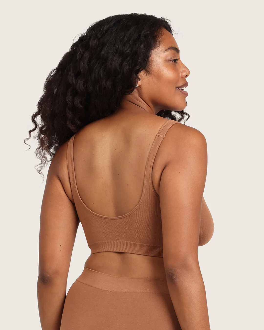 Seamfree Crop Bra - Maple - Image 7