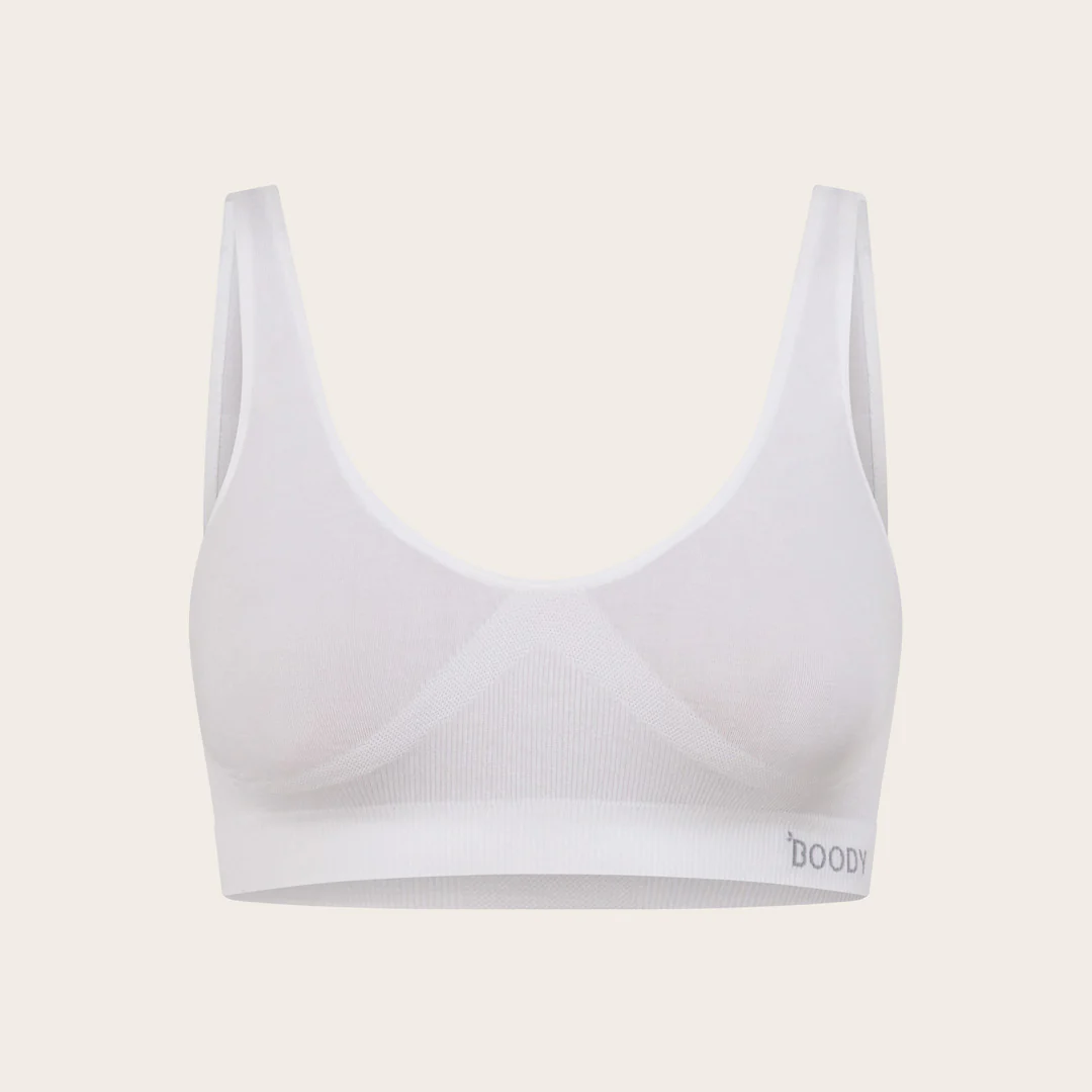Seamfree Crop Bra - White - Image 14
