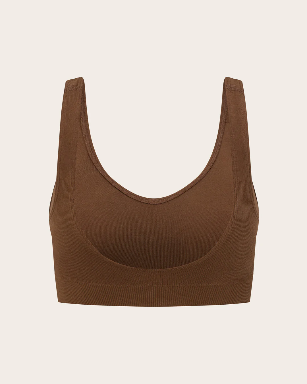 Seamfree Padded Crop Bra - Clove - Image 13