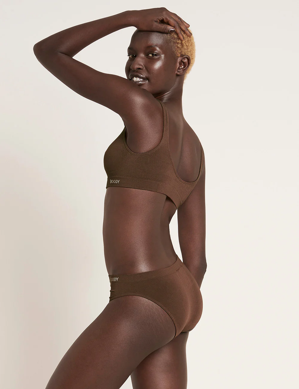 Seamfree Padded Crop Bra - Clove - Image 17