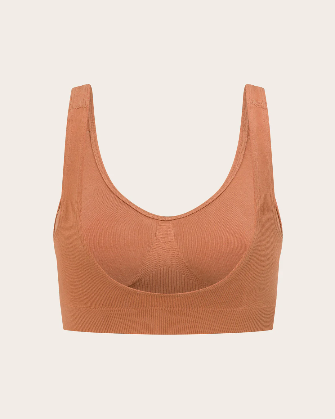 Seamfree Padded Crop Bra - Dune - Image 19