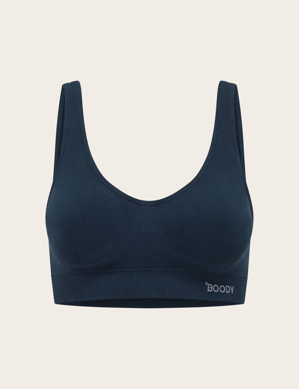 Seamfree Padded Crop Bra - Midnight - Image 15