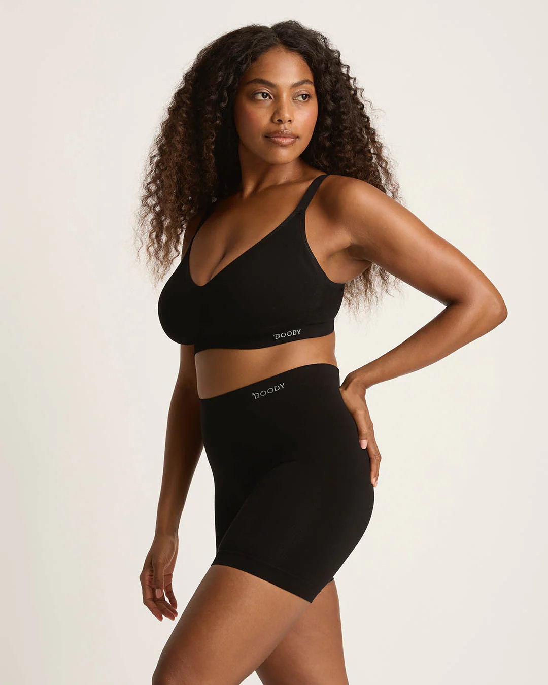 Seamfree Undershorts with Pocket 6" - Black - Image 13