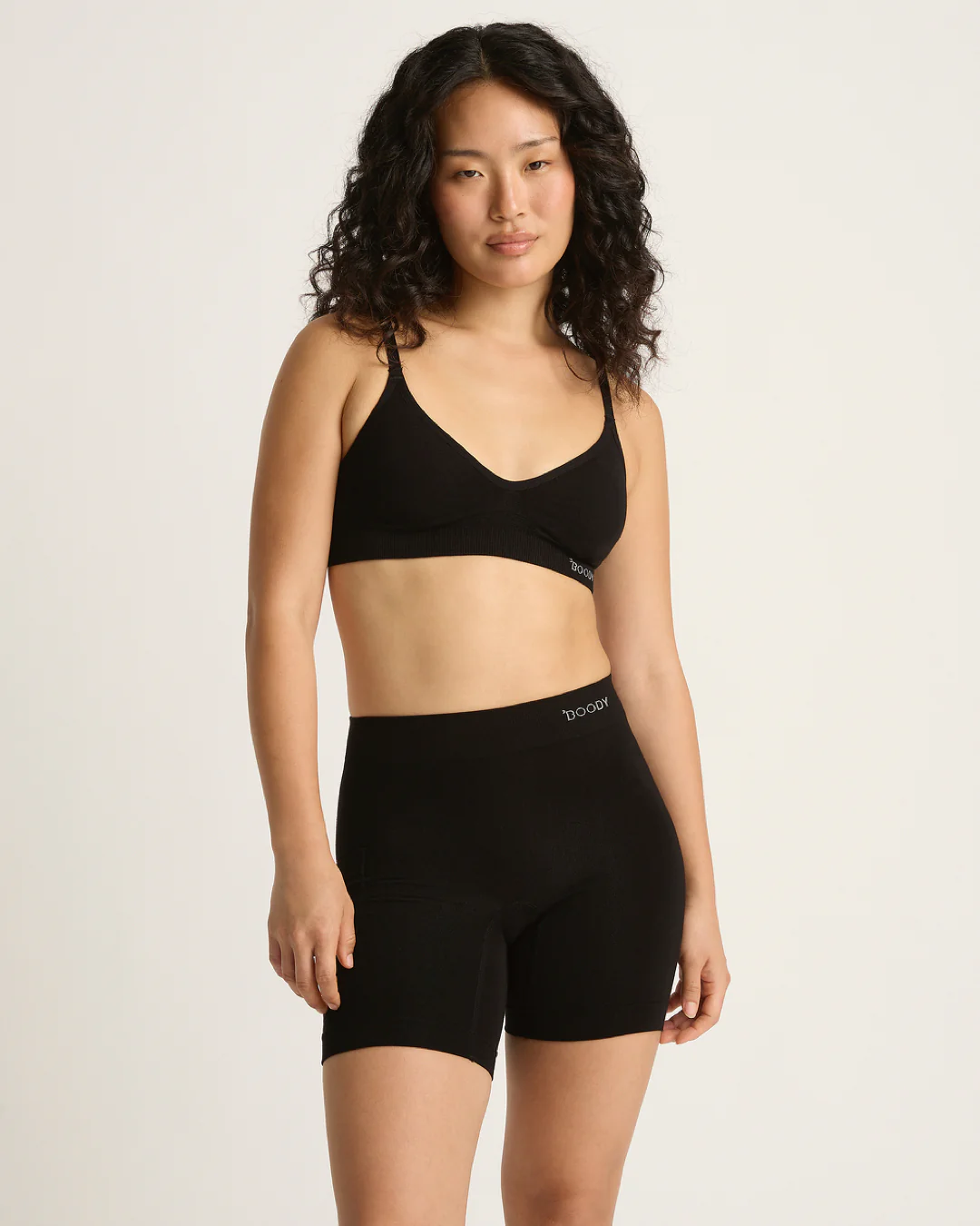 Seamfree Undershorts with Pocket 6" - Black - Image 5