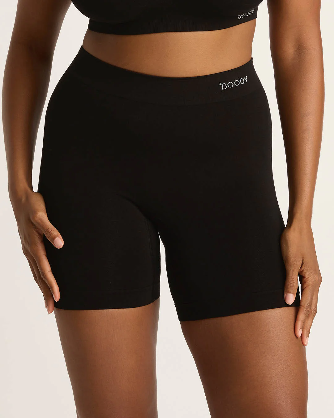 Seamfree Undershorts with Pocket 6" - Black - Image 8