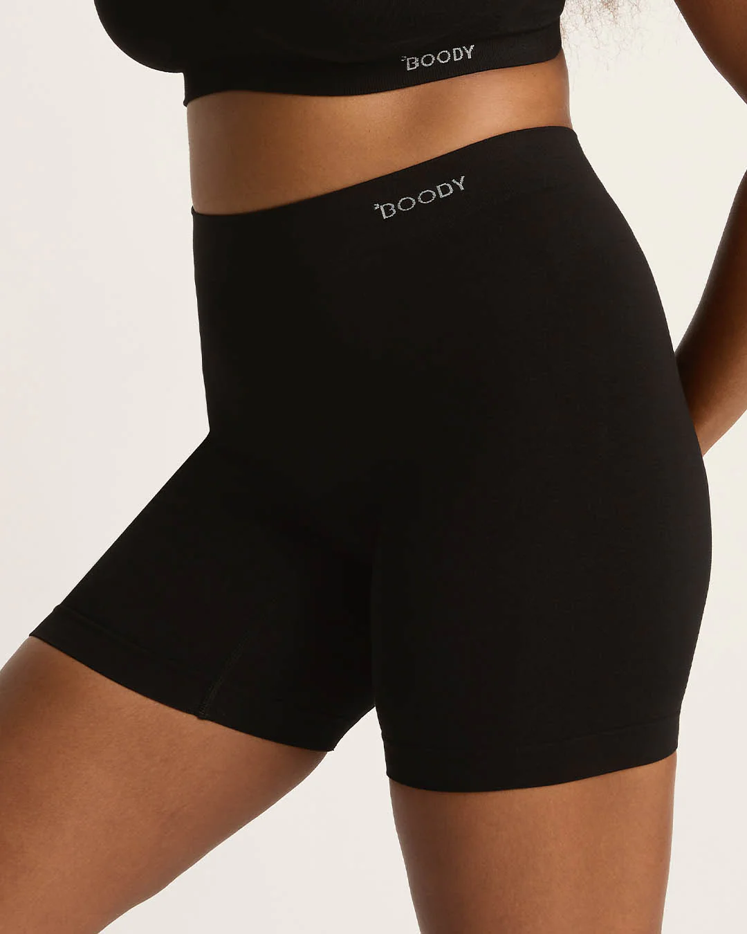 Seamfree Undershorts with Pocket 6" - Black - Image 9