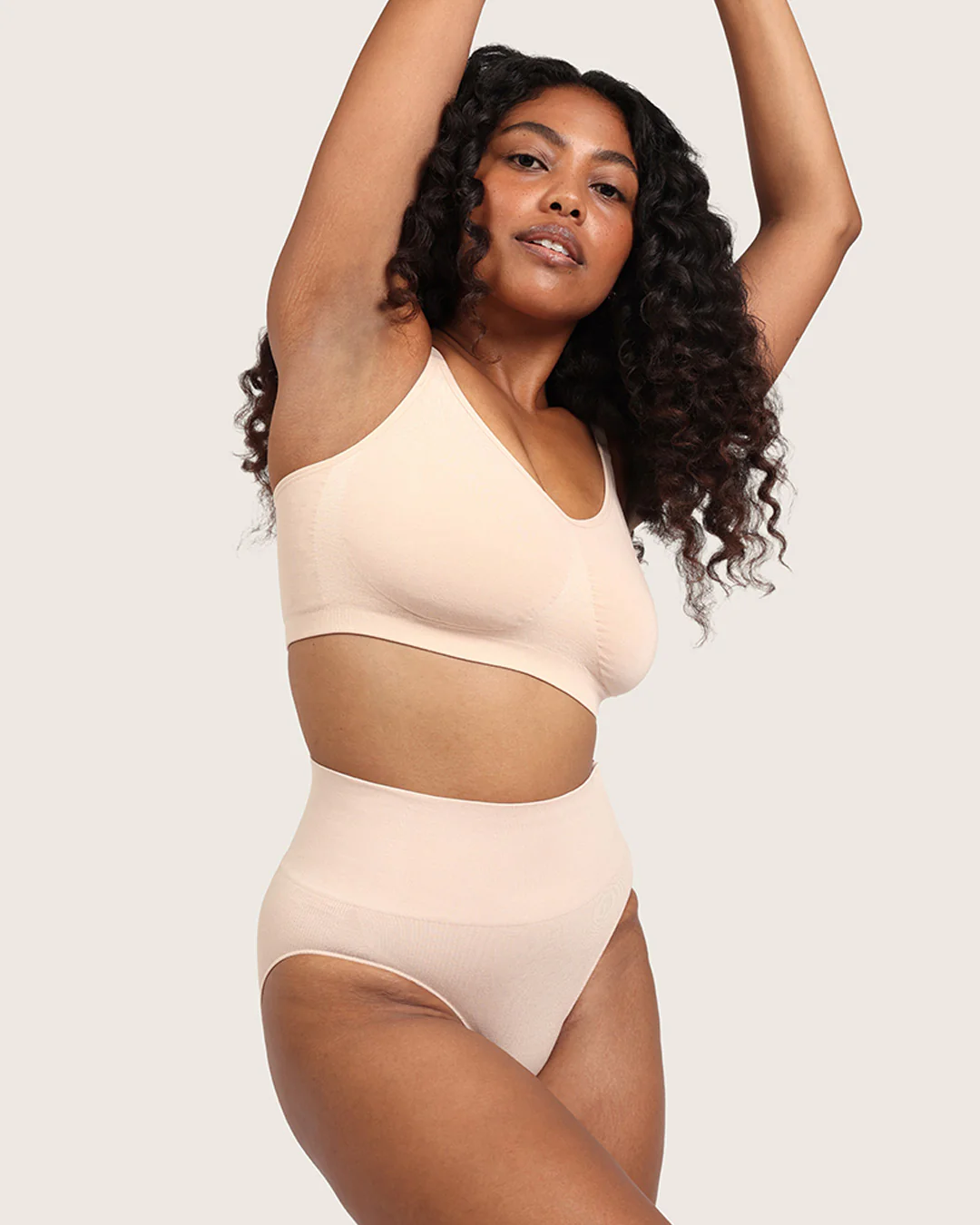 Shaper High Cut Full Briefs - Shell - Image 11