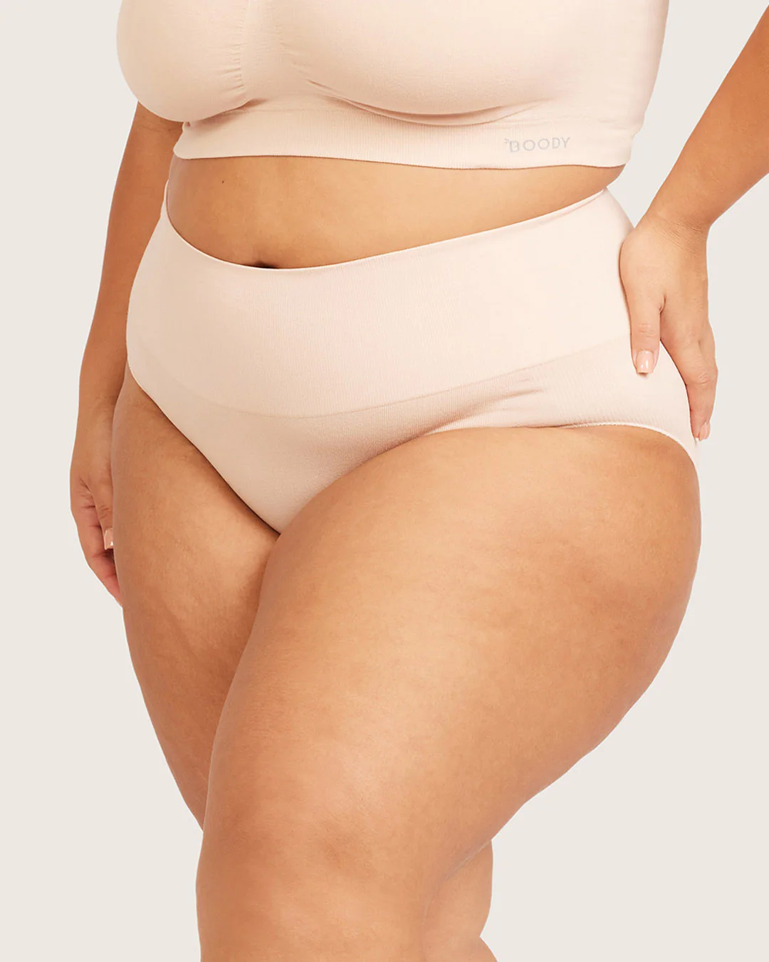 Shaper High Cut Full Briefs - Shell - Image 13