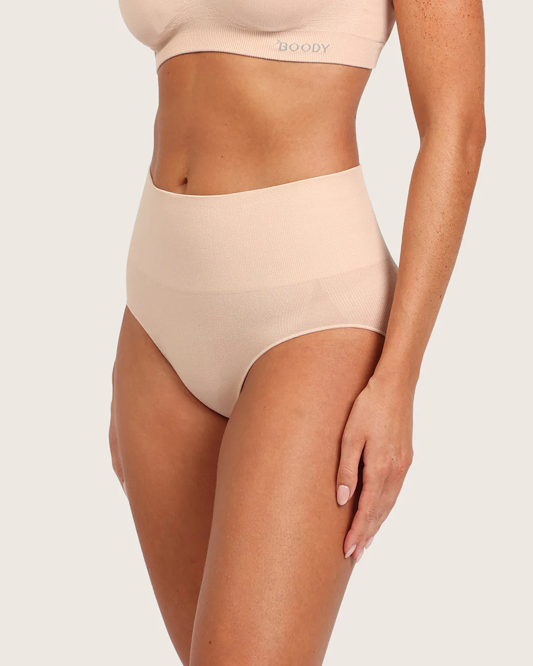 Shaper High Cut Full Briefs - Shell - Image 3