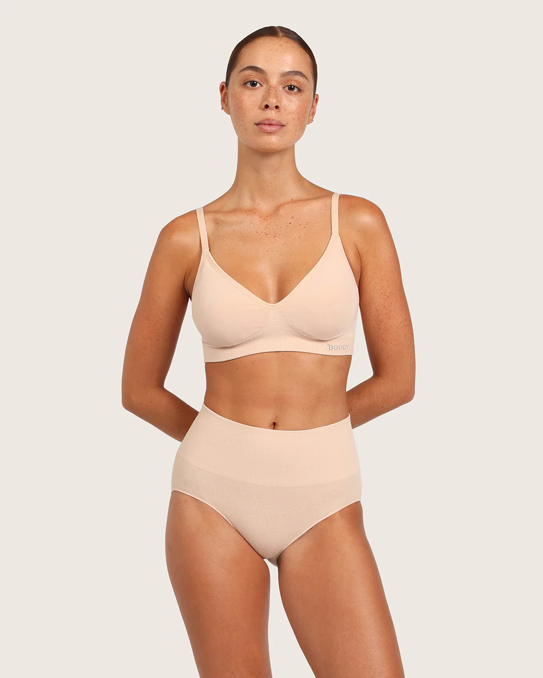 Shaper High Cut Full Briefs - Shell - Image 5