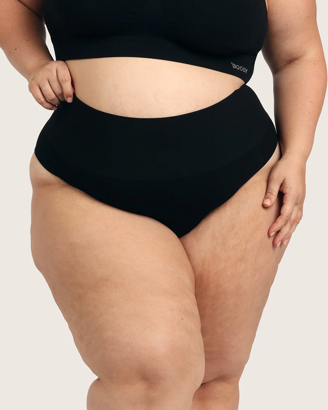 Shaper High Waist G-String - Black - Image 17