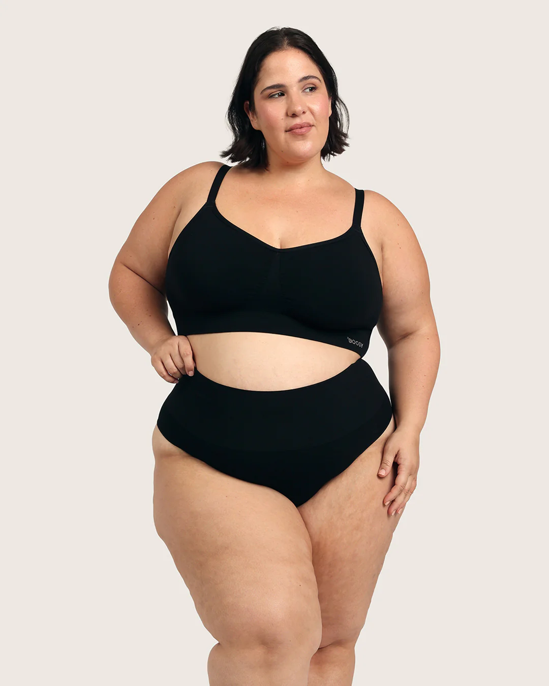 Shaper High Waist G-String - Black - Image 22