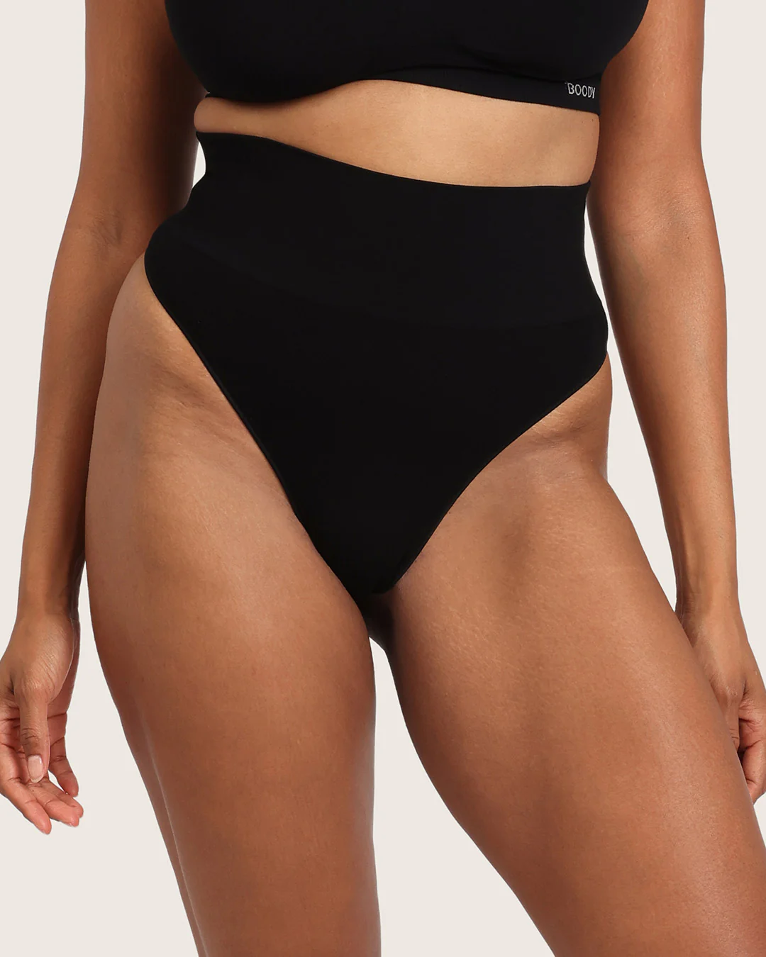 Shaper High Waist G-String - Black - Image 6