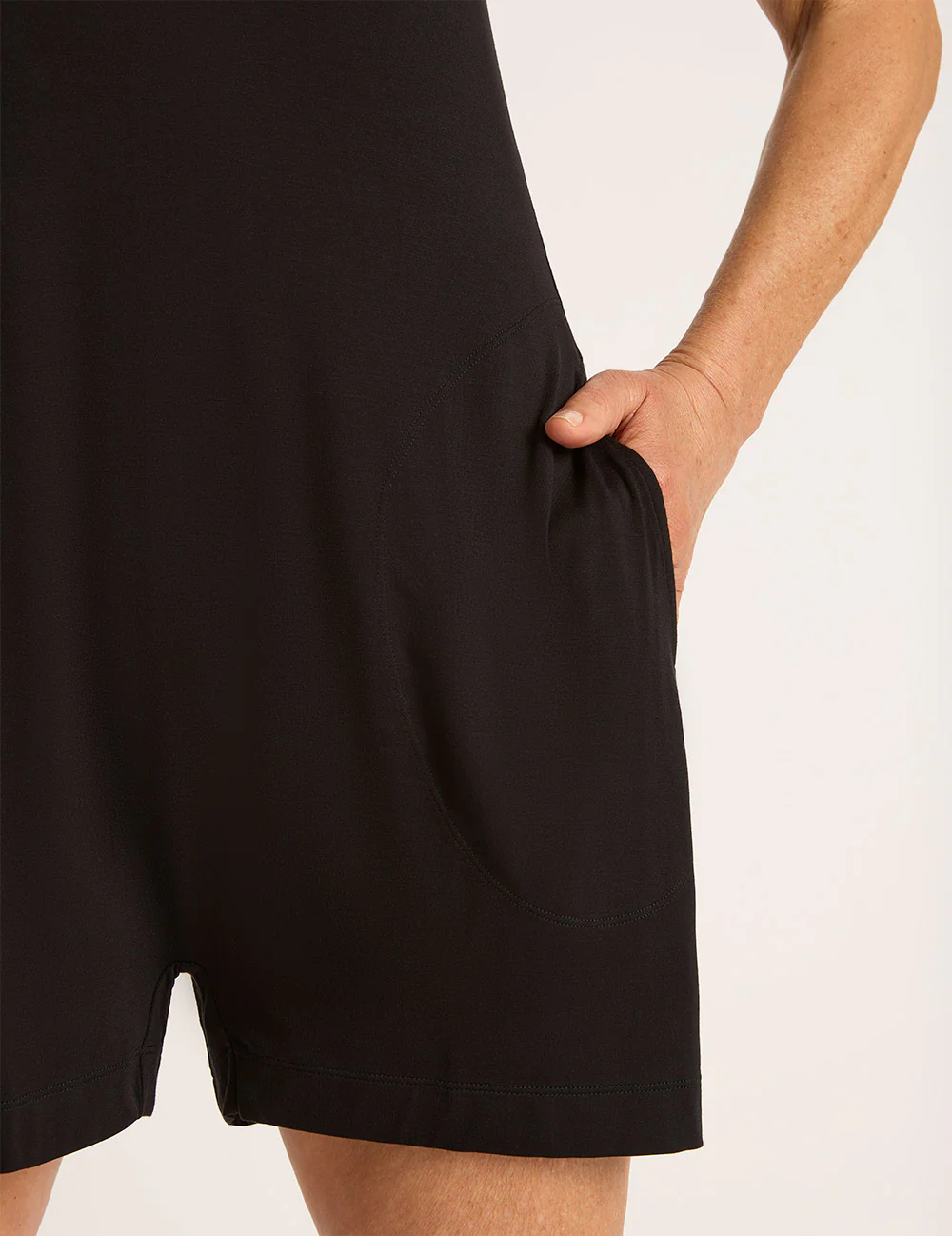 Short Romper - Black - Image 9
