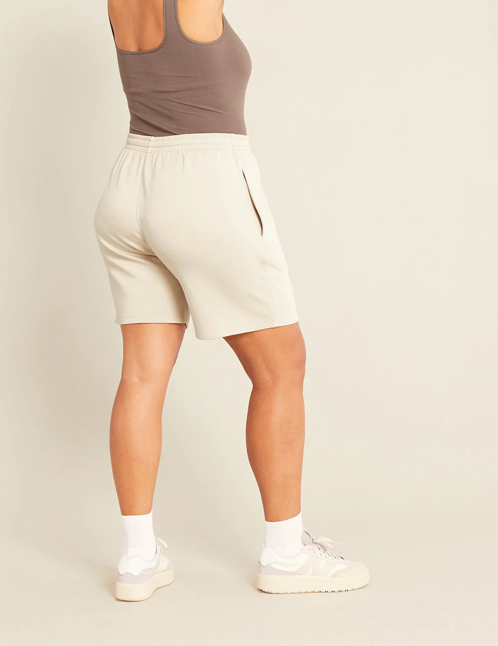 Unisex 6" Sweat Shorts - Sand - Image 3