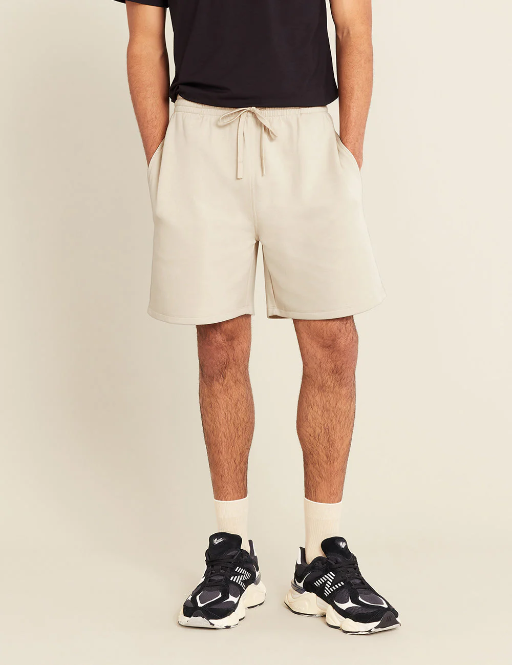 Unisex 6" Sweat Shorts - Sand - Image 6