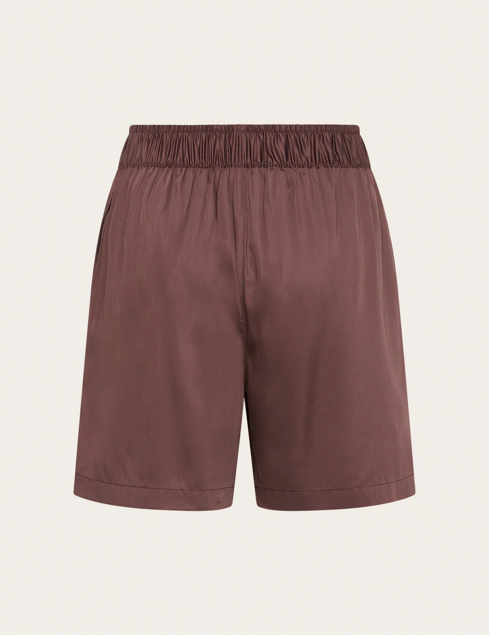 Vegan Silk Shorts - Garnet - Image 12