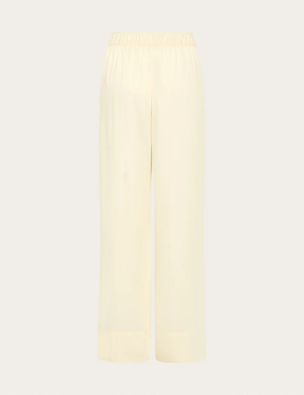 Vegan Silk Wide Leg Pants - Pearl - Image 13