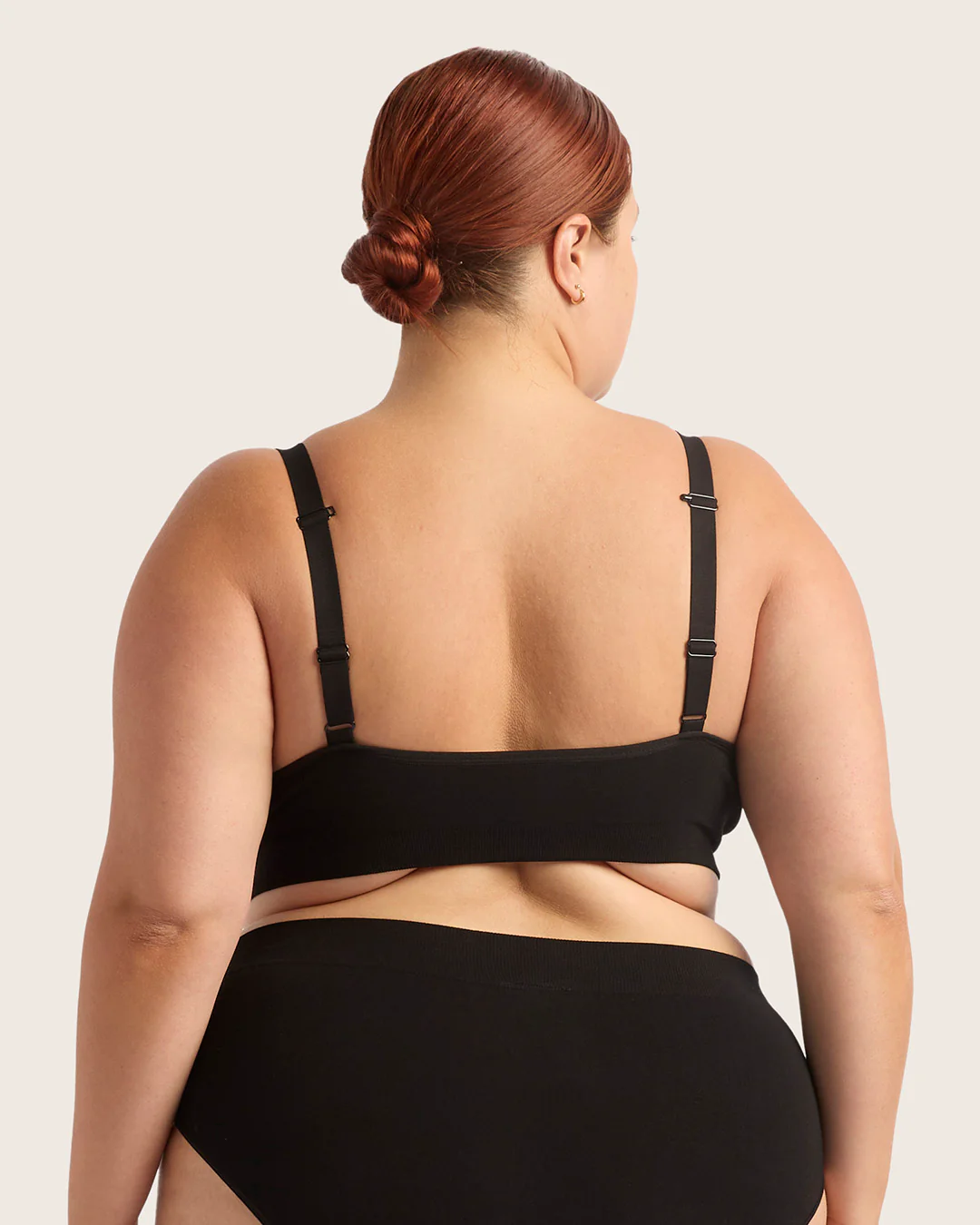 Wireless Full Bust T-Shirt Bra - Black - Image 13