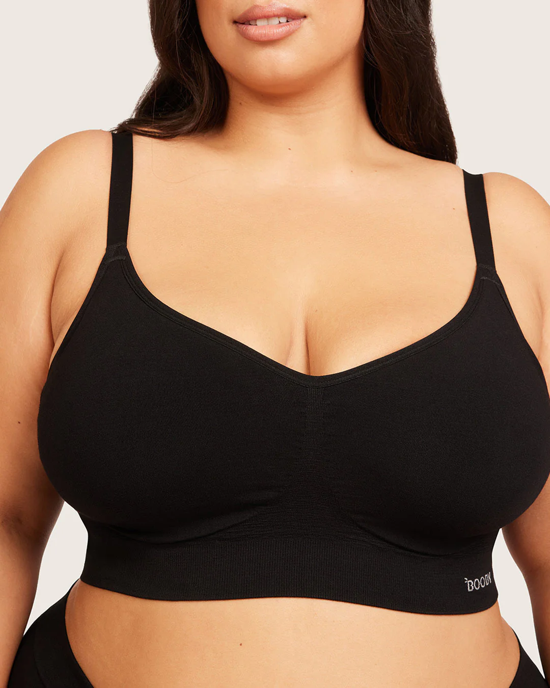 Wireless Full Bust T-Shirt Bra - Black - Image 21