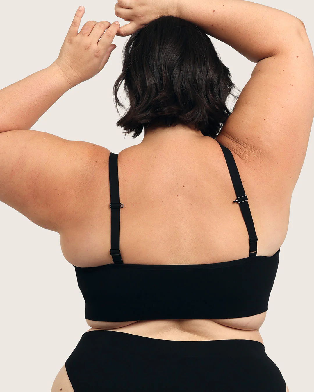Wireless Full Bust T-Shirt Bra - Black - Image 24