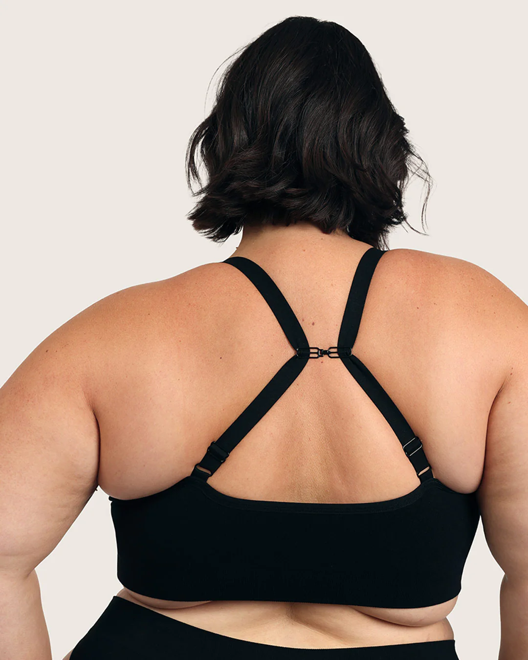 Wireless Full Bust T-Shirt Bra - Black - Image 26