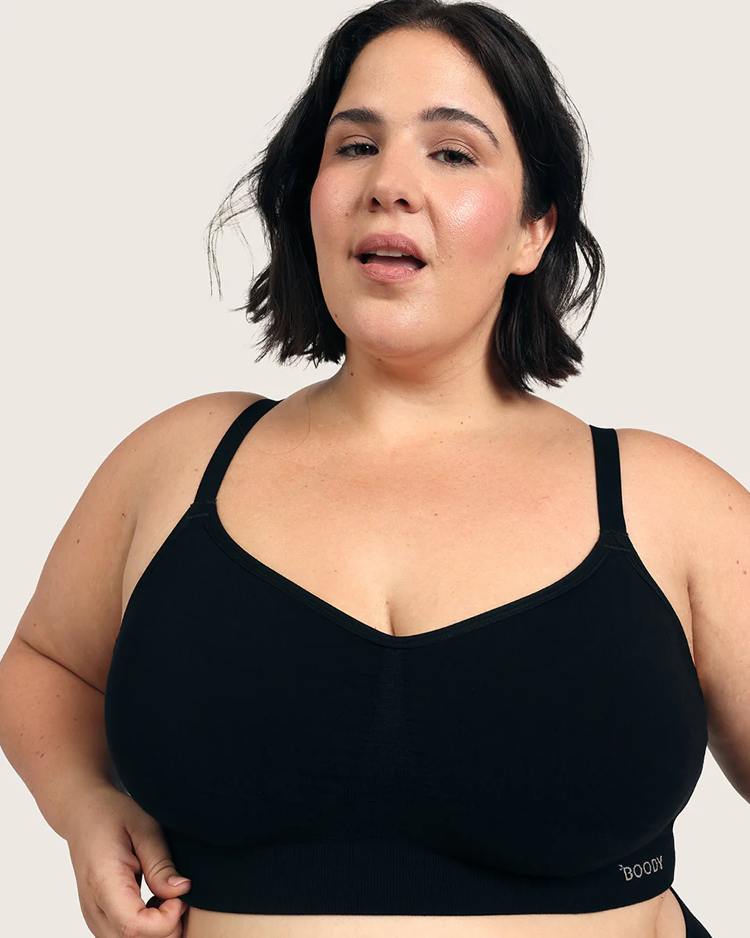 Wireless Full Bust T-Shirt Bra - Black - Image 27