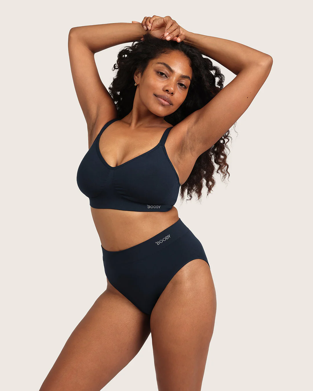 Wireless Full Bust T-Shirt Bra - Midnight - Image 10