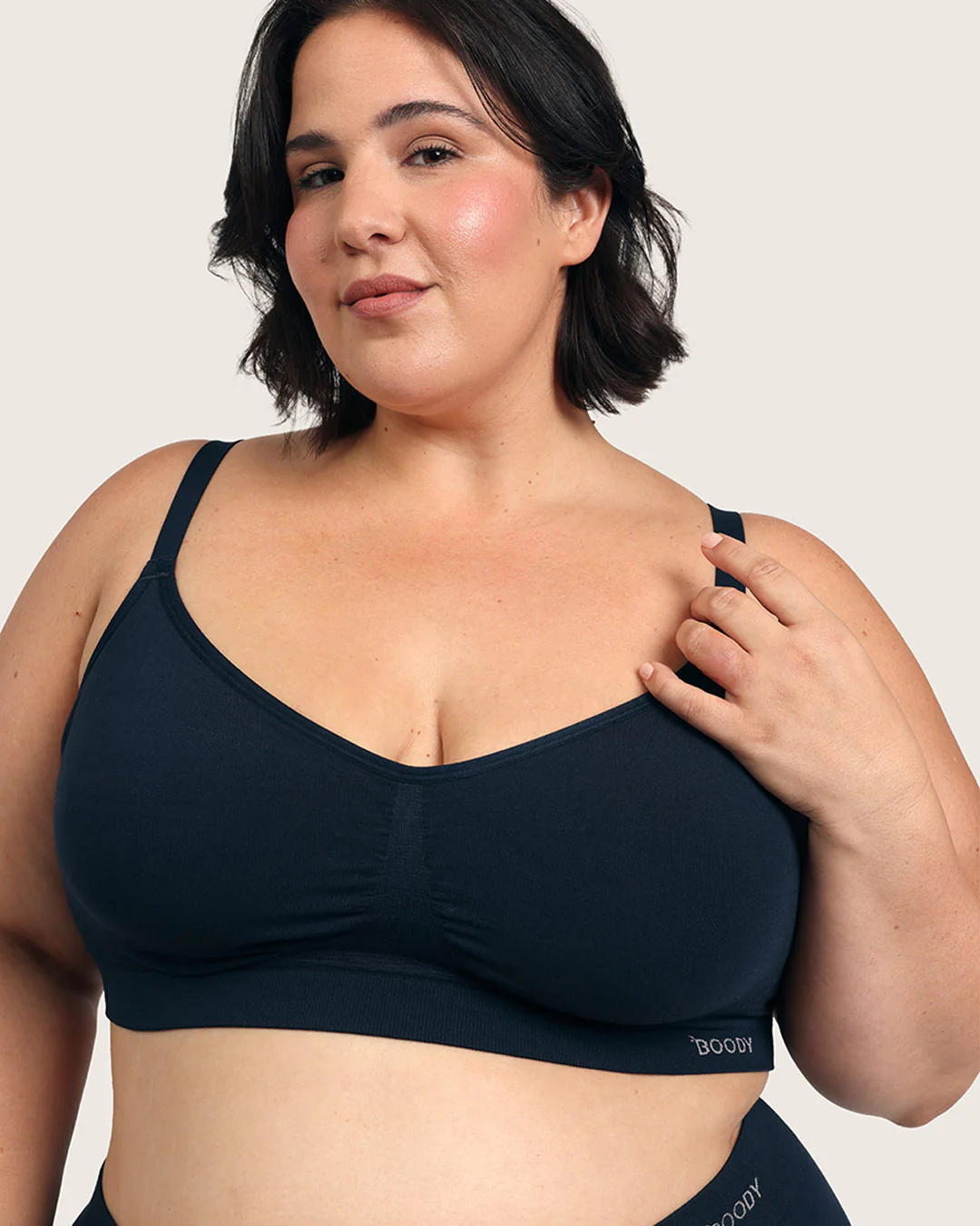 Wireless Full Bust T-Shirt Bra - Midnight - Image 19