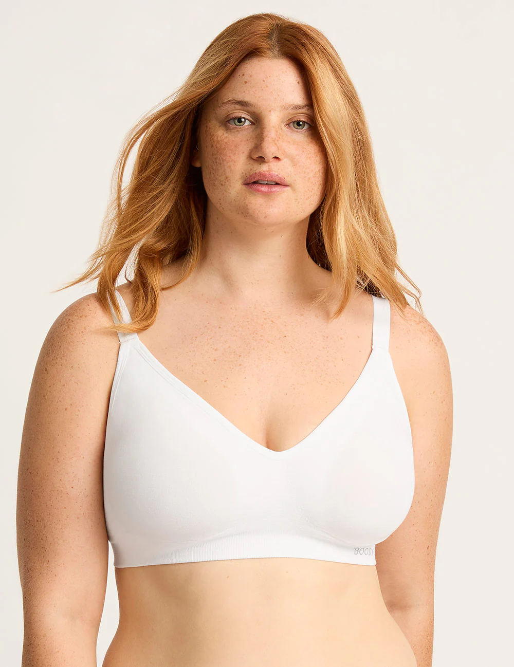 Wireless Full Bust T-Shirt Bra - White - Image 10