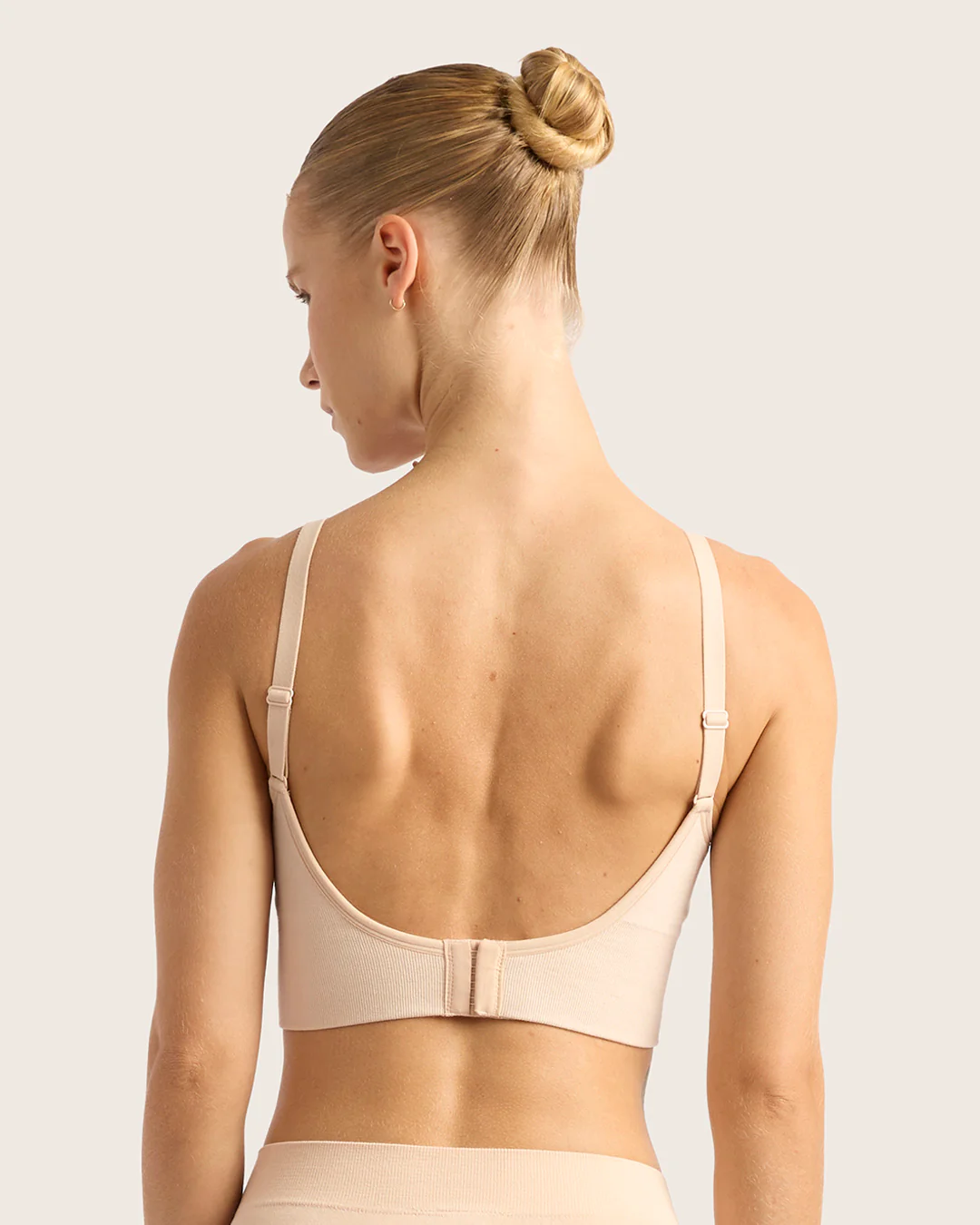 Wireless Low Back Bra - Shell - Image 2