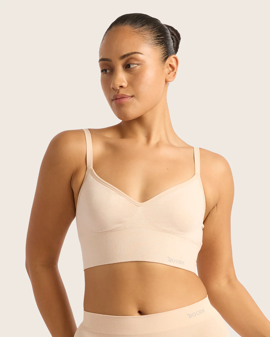 Wireless Low Back Bra - Shell - Image 9