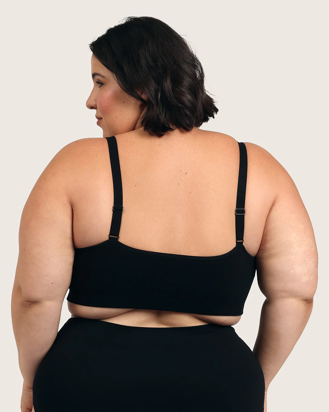 Wireless Maternity Bra - Black - Image 13