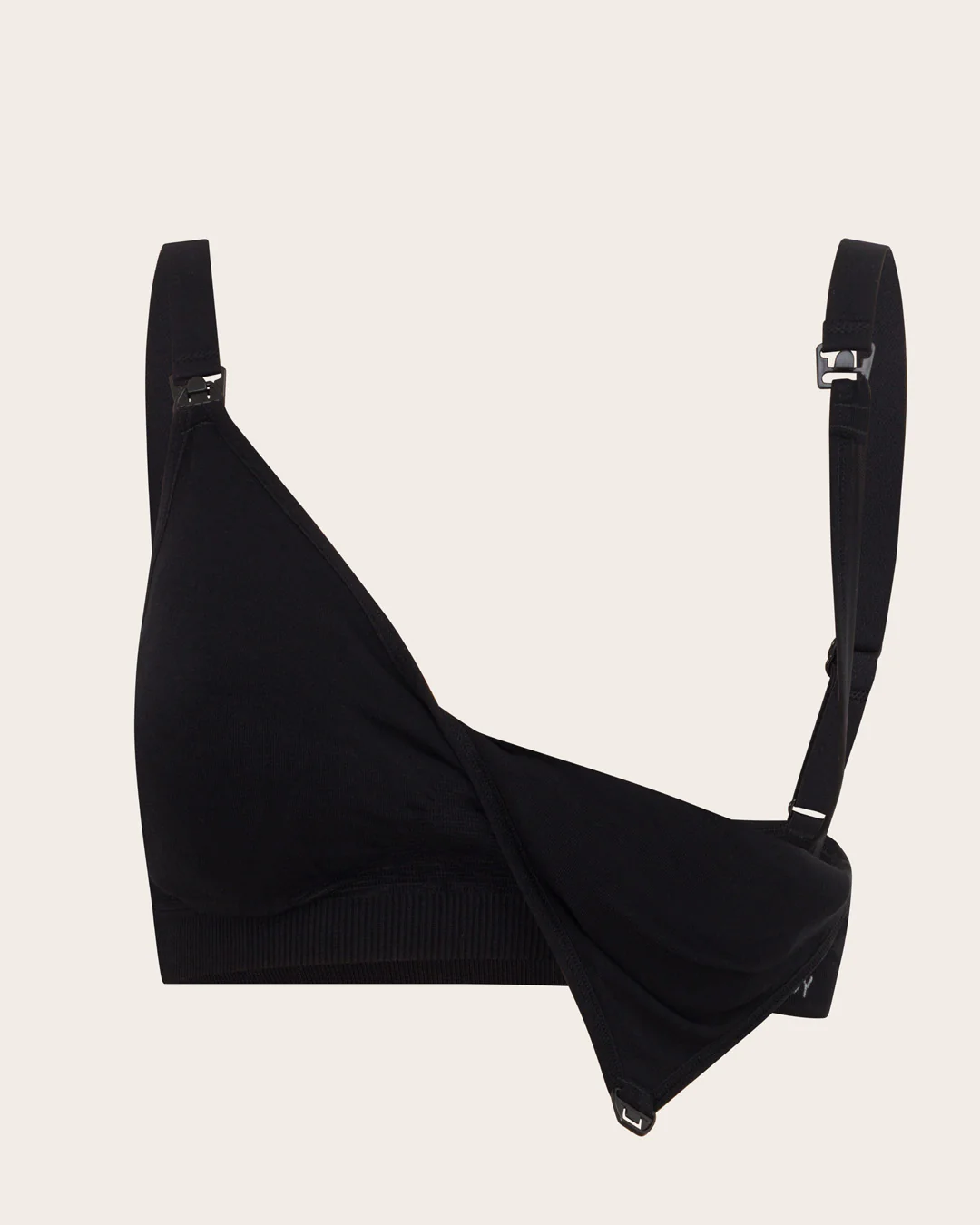 Wireless Maternity Bra - Black - Image 23