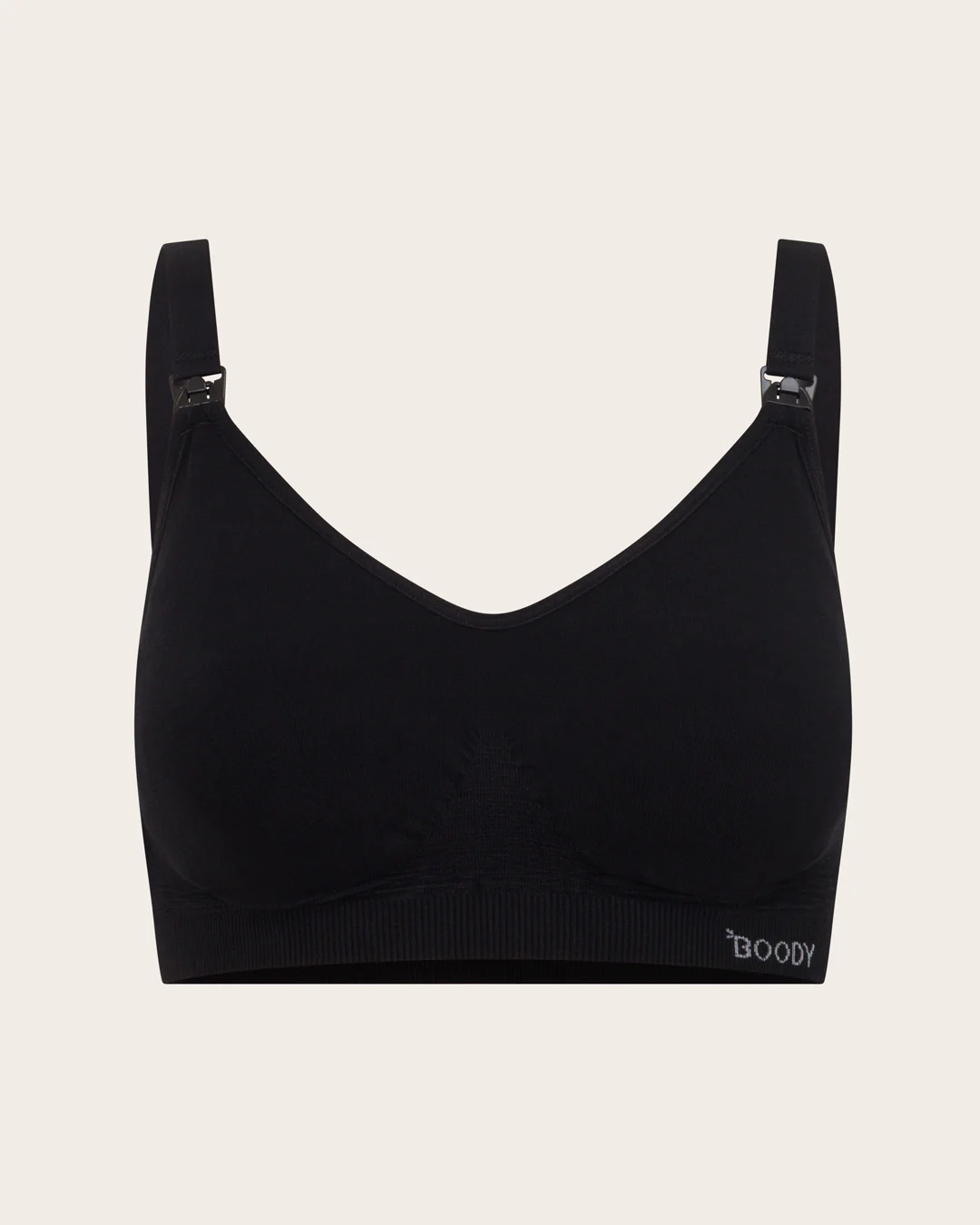 Wireless Maternity Bra - Black - Image 24