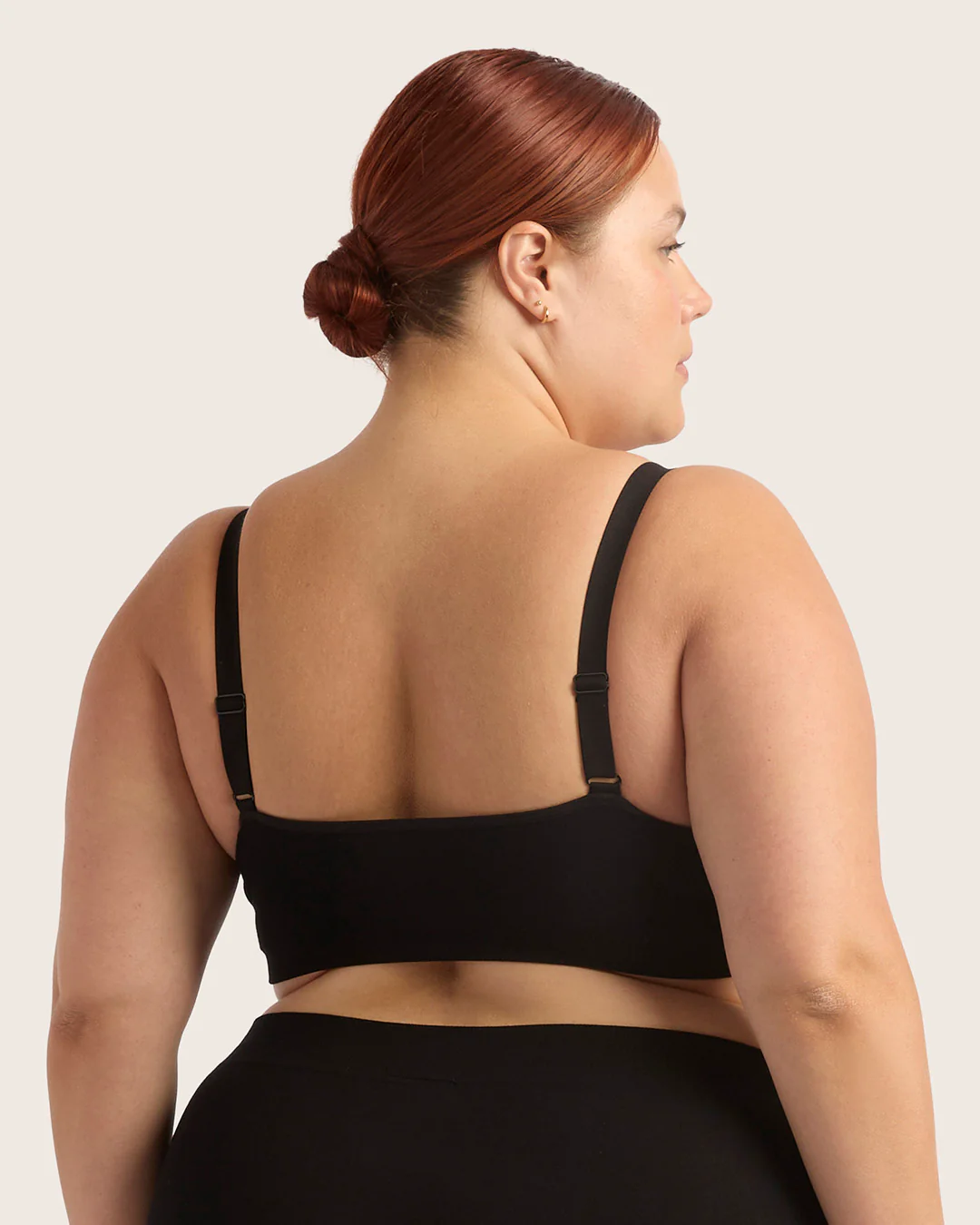 Wireless Maternity Bra - Black - Image 7