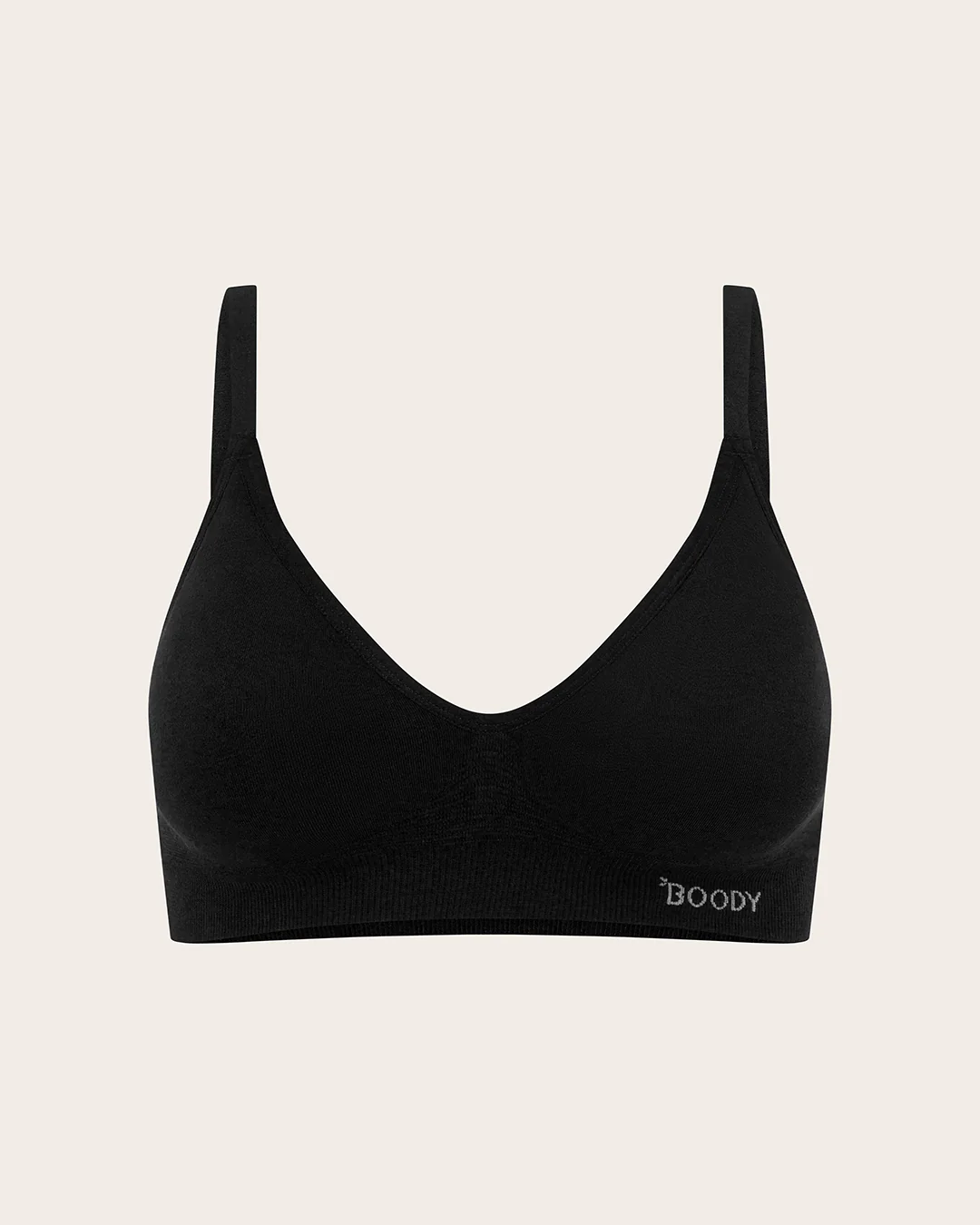 Wireless T-Shirt Bra - Black - Image 15