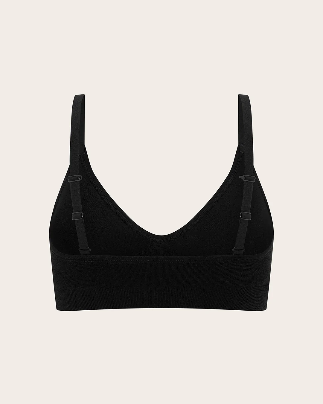 Wireless T-Shirt Bra - Black - Image 17