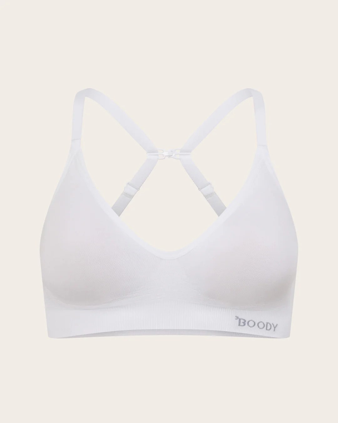 Wireless T-Shirt Bra - White - Image 14