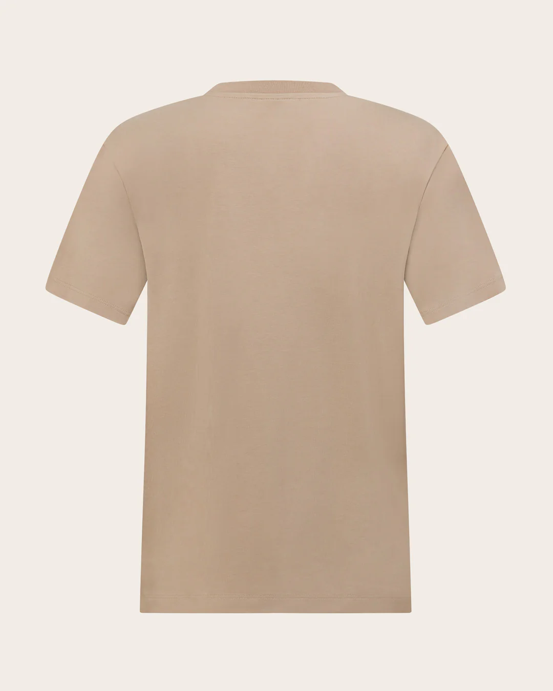 Women's Classic Crew Neck T-Shirt - Stone - Image 9