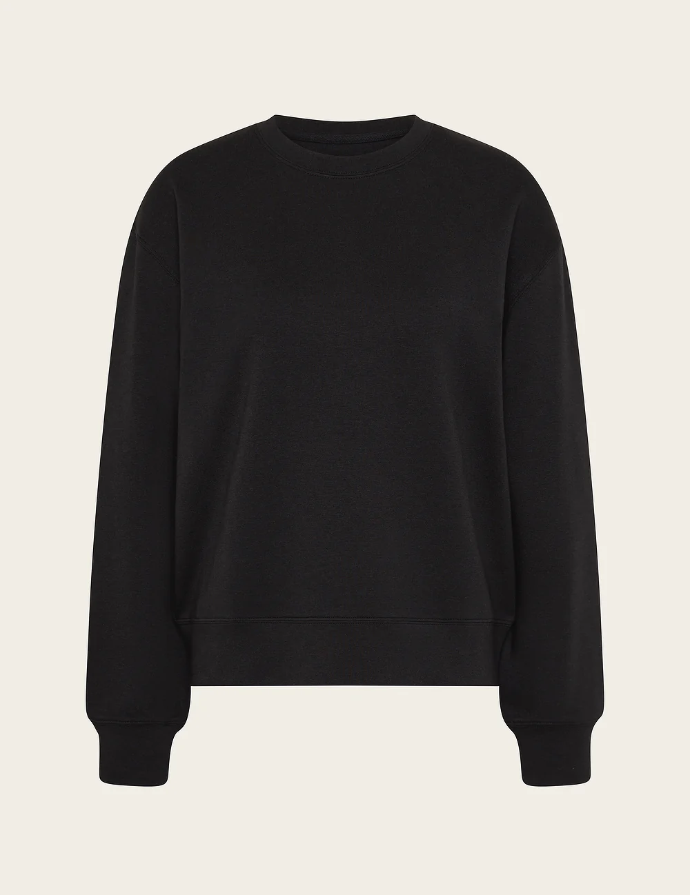 Women's Crew Neck Sweater - Black - Image 10