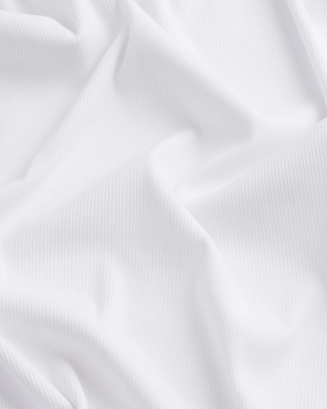 Women's Ribbed Crew Neck T-Shirt - White - Image 15