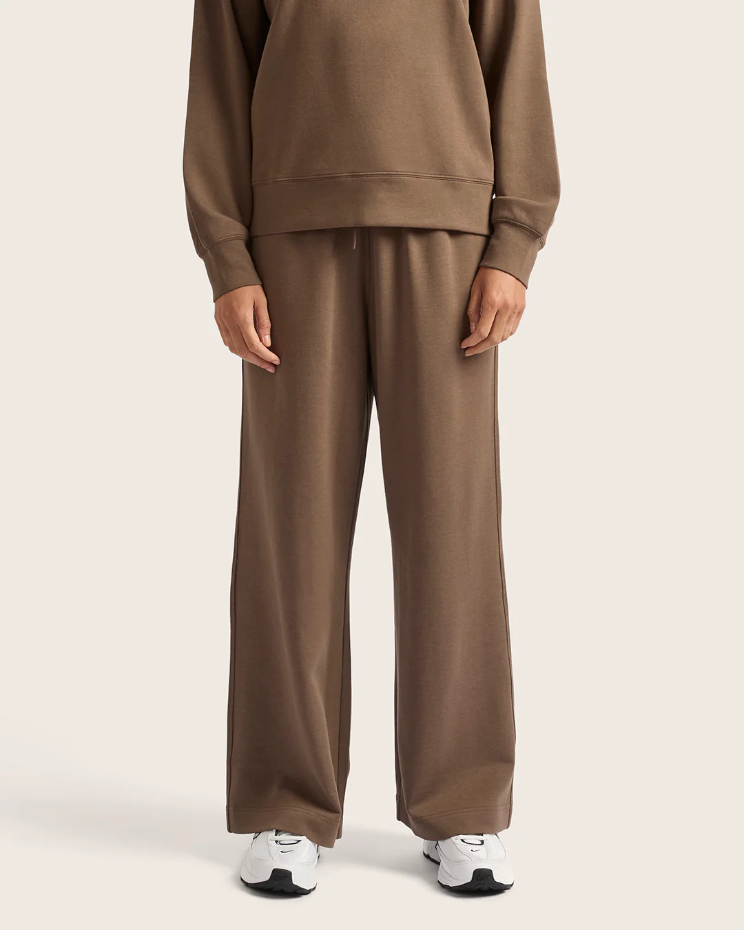 Women's Straight Leg Sweat Pants - Oyster - Image 3