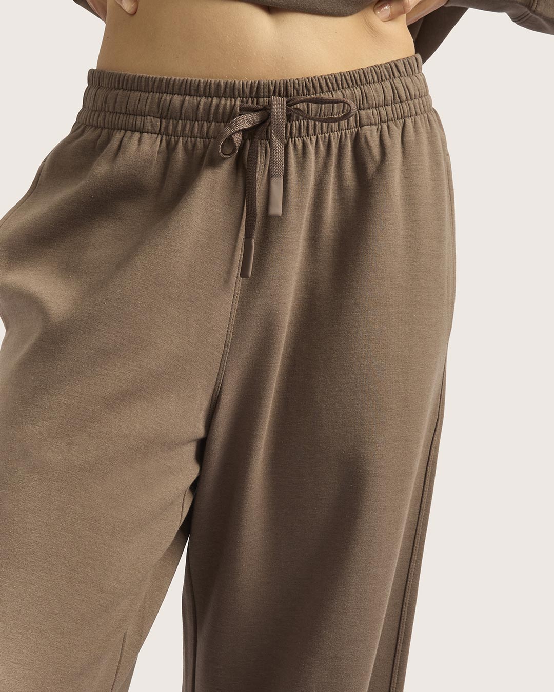 Women's Straight Leg Sweat Pants - Oyster - Image 7
