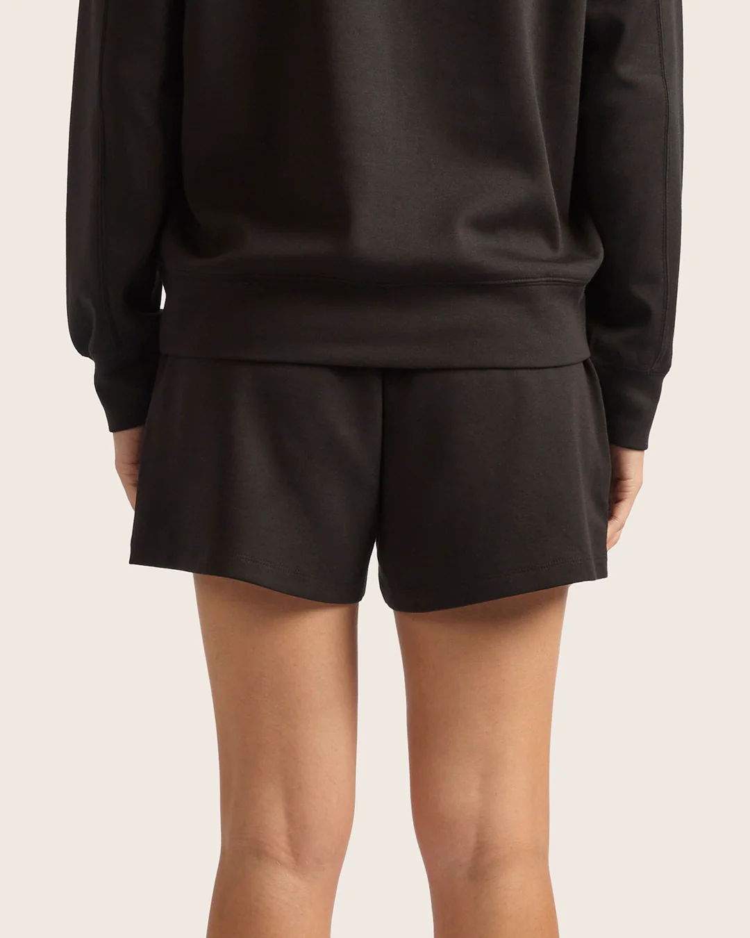 Women's Sweat Shorts 3" - Black - Image 3