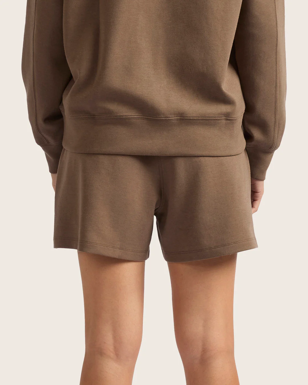 Women's Sweat Shorts 3" - Oyster - Image 3